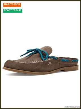 Free People Seas The Day Mules Leather Slip-On Flat Mules Women's Shoes